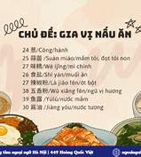 Cách Nấu Ăn Trong Tiếng Trung