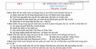 Kiểm Tra Cuối Kì 1 Lịch Sử 12