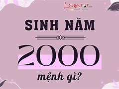 Sinh Năm 2000 Bao Nhiêu Tuổi Năm 2024