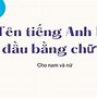 Tên May Mắn Tài Lộc Tiếng Anh Cho Nam